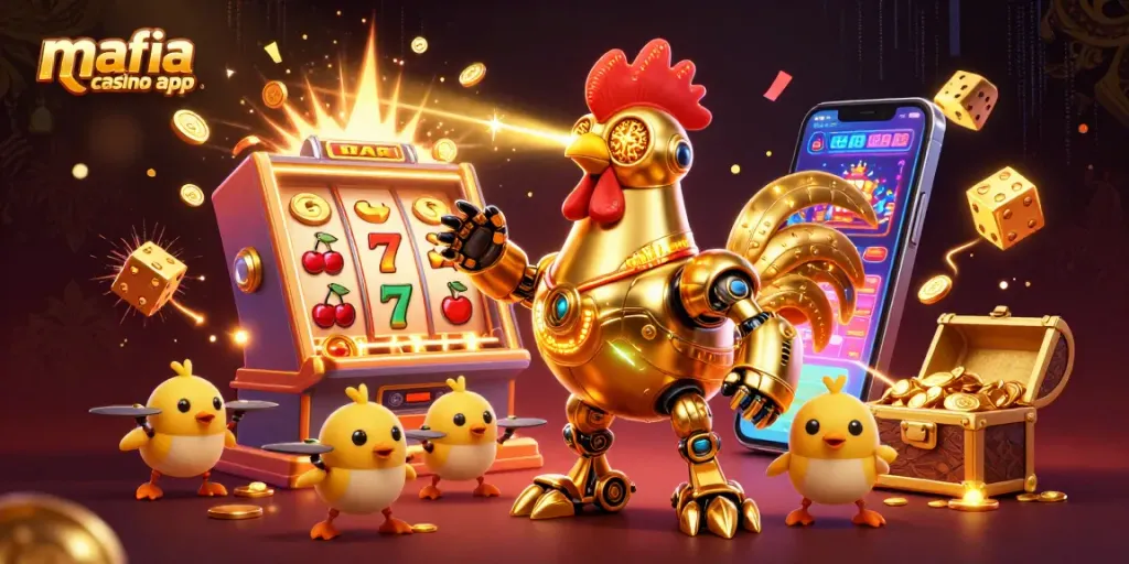 Engage with the mafia casino app featuring vibrant slot machines and dynamic gaming action.